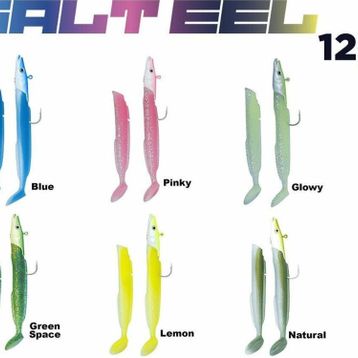 Fujin 021 Blue Glitter Salt Eel 10 cm 12 gr x2 Silikon Yem