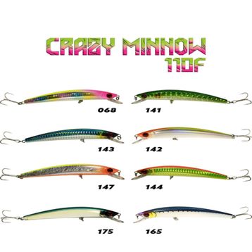 Fujin Crazy Minnow 110F 12 gr Maket Balık