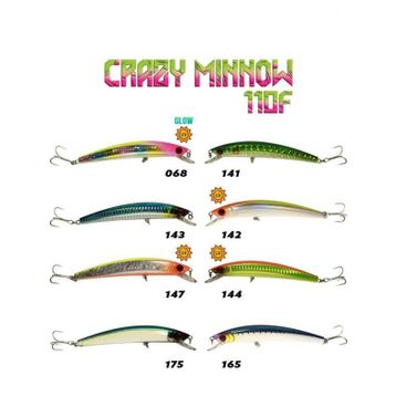 Fujin Crazy Minnow 110F 12 gr Maket Balık