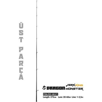Fujin Dragon Monster 275 cm 20-60 gr Üst Parça