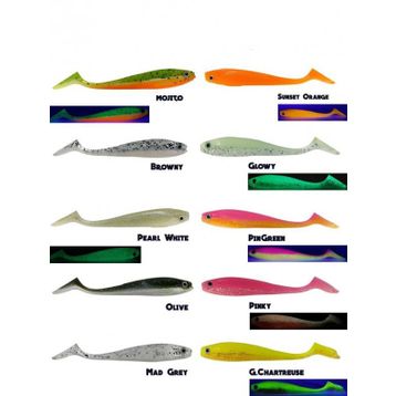 Fujin Duck Tail 9 cm Silikon Balık