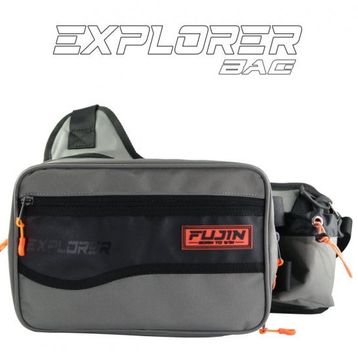 Fujin Explorer Bag Spin & Siyah Gri LRF Çantası