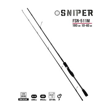 Fujin FSN-511M Sniper 180 cm 10-40 gr Spin Kamış