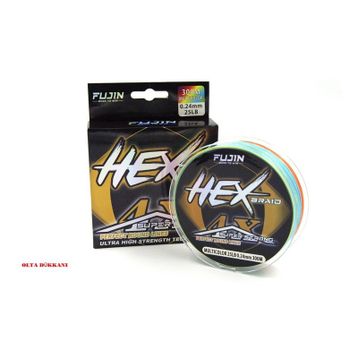 Fujin Hex Braid 4x 300 mt Multicolor Pe İp Misina