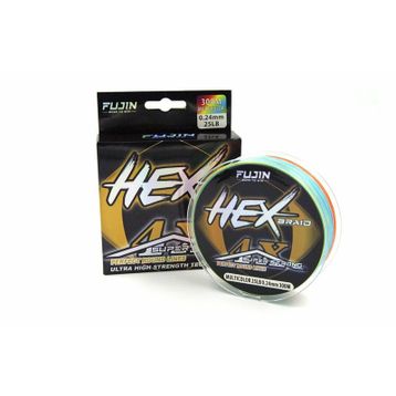 Fujin Hex Braid 4x 300 mt Multicolor Pe İp Misina