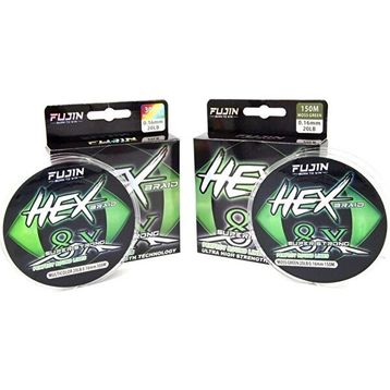 Fujin Hex Braid 8x 300 mt 0,12 mm Multicolor PE İp Misina