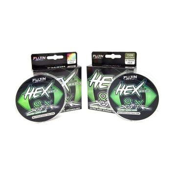 Fujin Hex Braid X8 Moss Green Pe 150 mt 0,16 mm İp Olta Misinası