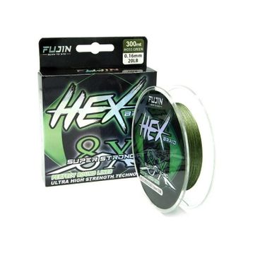 Fujin Hex Braid x8 Moss Green PE 300 mt İp Olta Misinası