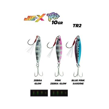 Fujin Jig-x Trio 10 gr TR2 3'lü Micro Jig