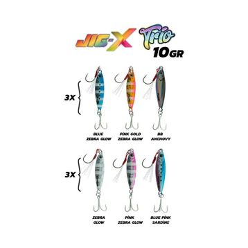 Fujin Jig-x Trio 10 gr TR2 3'lü Micro Jig