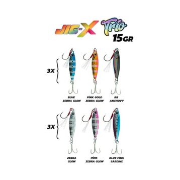 Fujin Jig-x Trio 15 gr TR2 3'lü Micro Jig