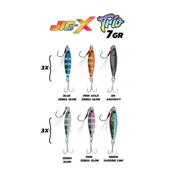 Fujin Jig-x Trio 7 gr TR2 3'lü Micro Jig