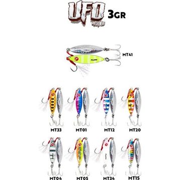 Fujin MT04 3 gr Zebra Glow Jig