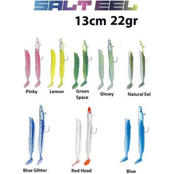 Fujin Salt Eel 13 cm 22 gr 032 Blue 2 Adet Silikon Yem