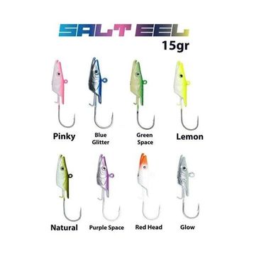 Fujin Salt Eel 15 gr Jighead 021 Blue Glitter Olta İğnesi