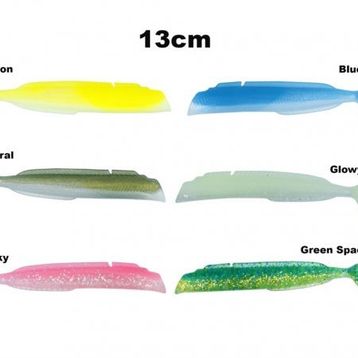 Fujin Salt Eel Body 13 cm x3 Silikon Yem Gövde