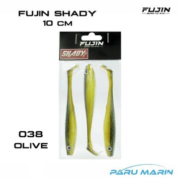 Fujin Shady 10 cm 038 Olive Silikon Balık