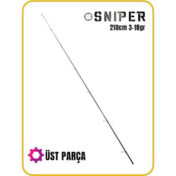 Fujin Sniper 210 cm 3-18 gr Üst Parça Kamış