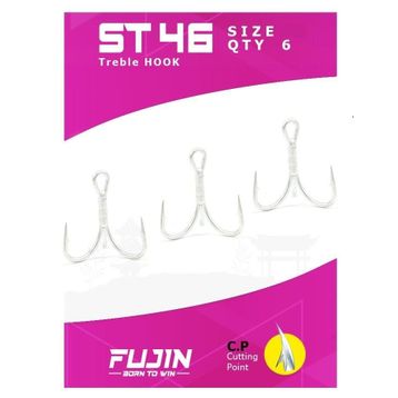 Fujin ST46 3'lü Maket Balık İğnesi