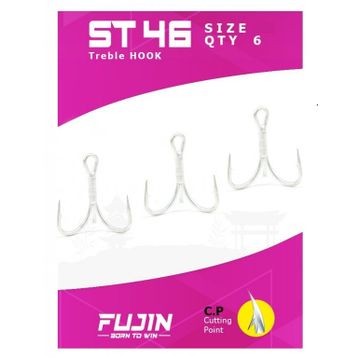 Fujin ST46 3'lü Maket Balık İğnesi