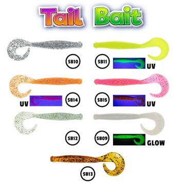 Fujin Tail Bait 105 mm SB12 Silikon Balık