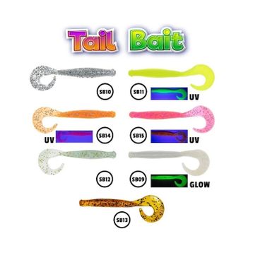 Fujin Tail Bait 105 mm Silikon Balık