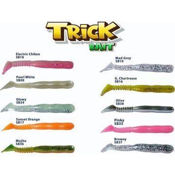 Fujin Trick Bait 09 cm Silikon Balık Olive Yem
