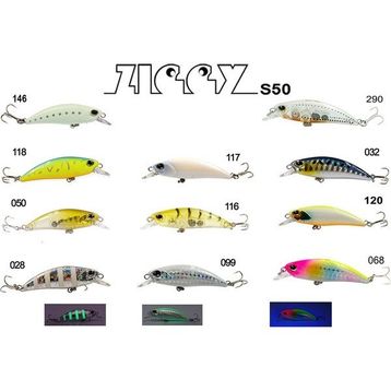Fujin Ziggy 50 mm 3.6 gr Lrf 146 Solid Glow Maket Balık