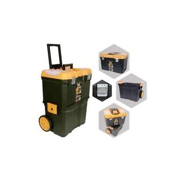 Full 2 Katlı Tekerlekli Metal Kilitli Takım Çantası