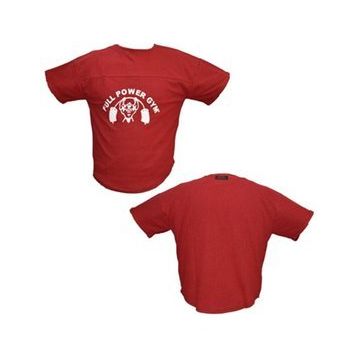 Full Power Gym Ragtop Kırmızı Siyah Çizgili T-shirt