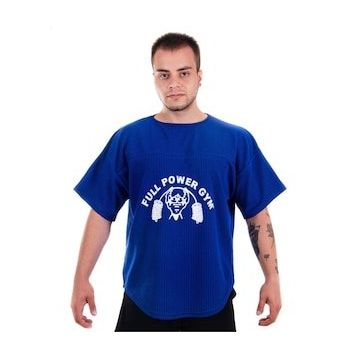 Full Power Gym Ragtop Lacivert Siyah Çizgili T-shirt