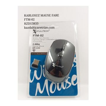Fulltech FTM-02 2.4 Ghz 1200 Dpi Siyah Kablosuz Mouse