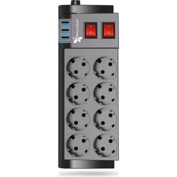 Fulltech FTR-08 3X USB 2 m 8'li Priz Uzatma Kablosu