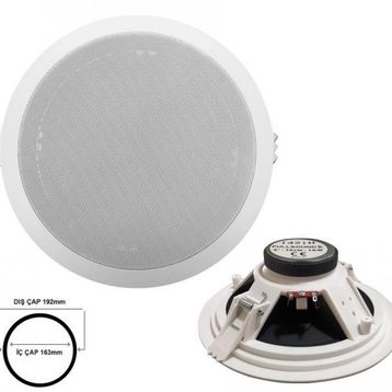 Fully K-1421H 16 cm Alçıpan Tavan Hoparlör