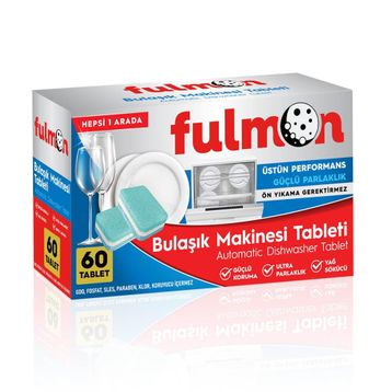 Fulmon Hepsi Bir Arada 60'lı Bulaşık Makinesi Tableti