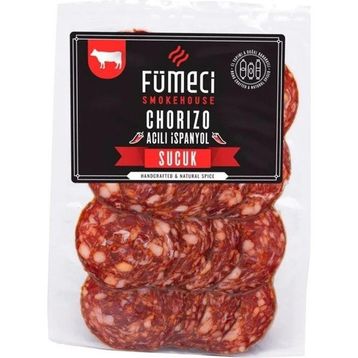 Fümeci Smokehouse 500 gr %100 Dana Fermente İspanyol Sucuk Acılı Chorizo