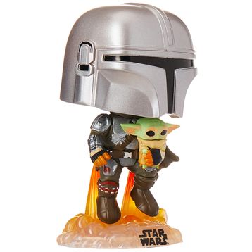 Funko 50959 Pop Figür Star Wars The Mandalorian Mando Flying