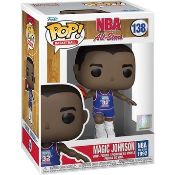 Funko 59373 NBA Legends Magic Johnson 1991 Blue NBA All Star Uniform Pop Figür