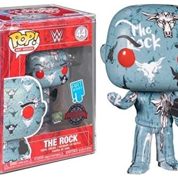 Funko 59560 Artist Series Wwe The Rock Pop Figür