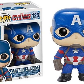 Funko Pop 125 Marvel Captain America 3 Figür