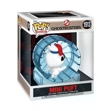Funko Pop 1513 Deluxe Ghostbusters Mini Puft in Hamster Wheel Figür