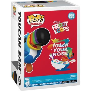 Funko Pop Ad Icons Kelloggs Froot Loops Toucan Sam Aksiyon Figürü