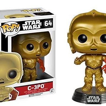 Funko Pop C3PO Star Wars EP7 Aksiyon Figür