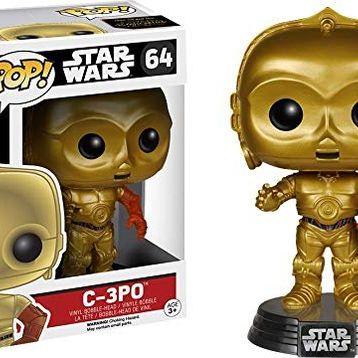 Funko Pop C3PO Star Wars EP7 Aksiyon Figür