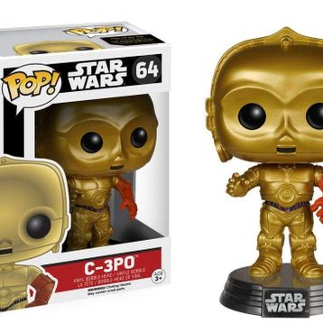 Funko Pop C3PO Star Wars EP7 Aksiyon Figür