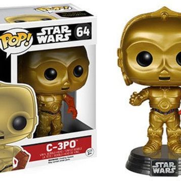 Funko Pop C3PO Star Wars EP7 Aksiyon Figür