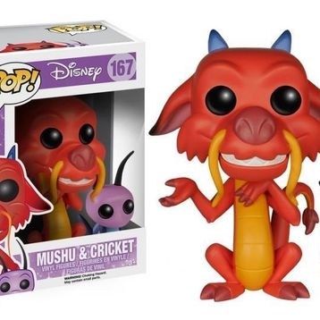 Funko POP Disney Mulan Mushu & Cricket Figür