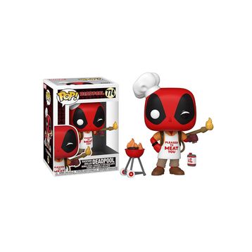 Funko Pop Figür Marvel Deadpool 30 TH Backyard Griller Deadpool Aksiyon Figürü