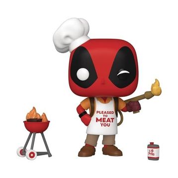 Funko Pop Figür Marvel Deadpool 30 TH Backyard Griller Deadpool Aksiyon Figürü