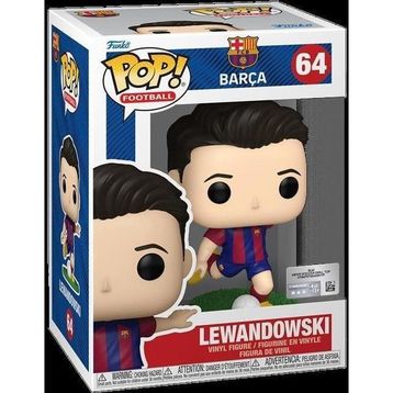 Funko Pop Football Barça 64 Lewandowski Figür